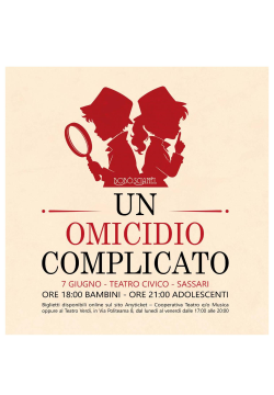 UN OMICIDIO COMPLICATO